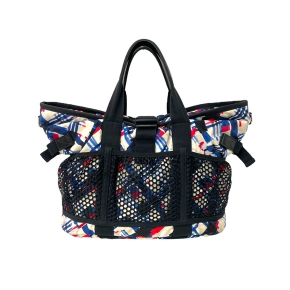 CHANEL Airline tote bag nylon white black blue red - Picture 1 of 9